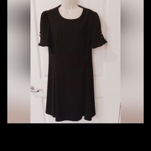 Donna Karan Black Midi Dress